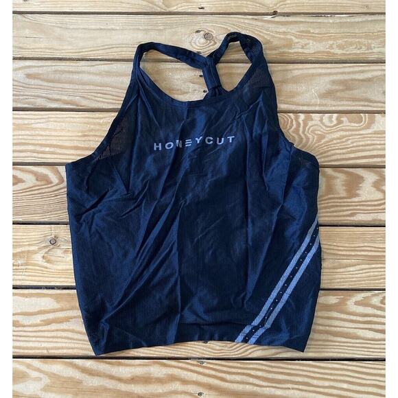 Honeycut Other - Honey Cut Dancewear Back Tie Tank Top Size Large Girls Black